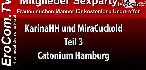  Deutsche Fisting und Creampie Gruppensex Party mit schlanker Sperma teen